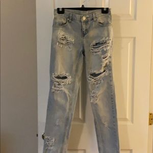 Destroyed ‘Awesome Baggy’ One Teaspoon jeans